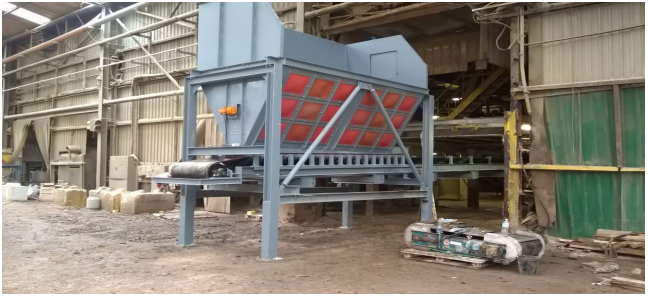 Fabrication trémie + transporteur complet avec montage sur site
