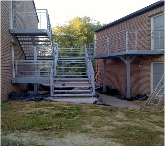Fabrication sur mesure escalier avec montage